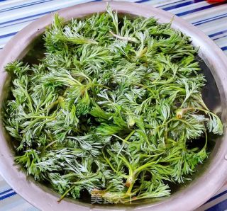 白蒿炒蛋的做法步骤：3