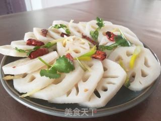 炝拌糖醋莲菜的做法