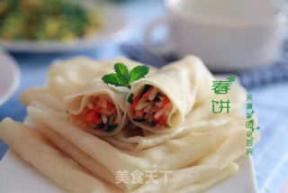 简单易做、柔软筋道的春饼的做法
