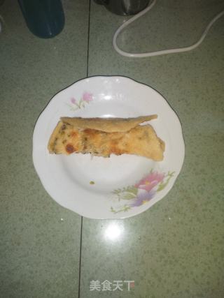 豆腐干葱油卷饼的做法