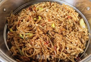西红柿豆芽肉丝蒸卤面的做法步骤：20