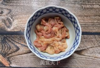 西红柿豆芽肉丝蒸卤面的做法步骤：7