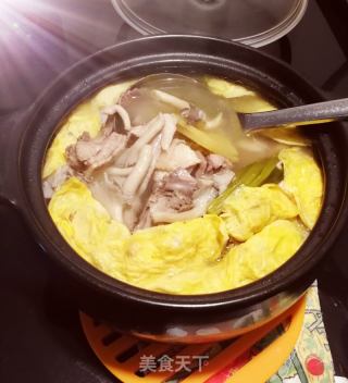 白萝卜文昌鸡汤????????的做法