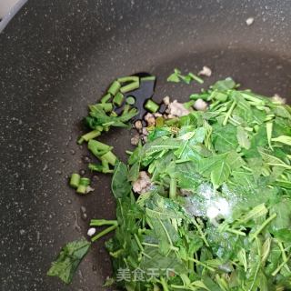 蒜香肉末香椿面的做法步骤：14