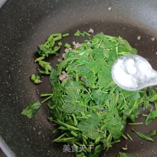 蒜香肉末香椿面的做法步骤：13