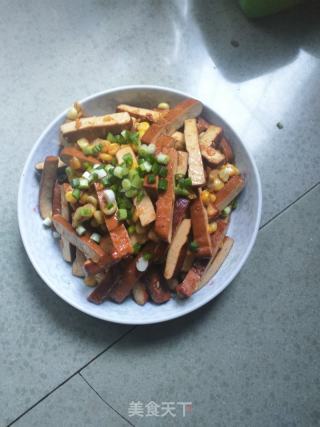 玉米豆腐干的做法