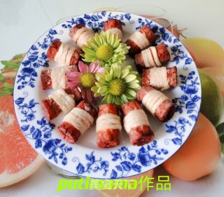 面条裹香肠的做法