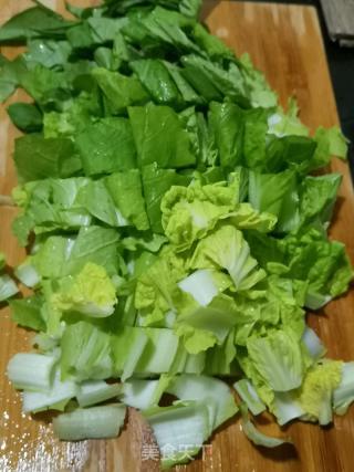 蒜香快菜的做法步骤：3