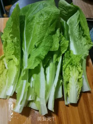 蒜香快菜的做法步骤：2
