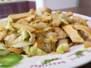 白菜炒豆干的做法