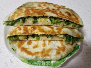 白菜虾皮发面馅饼的做法