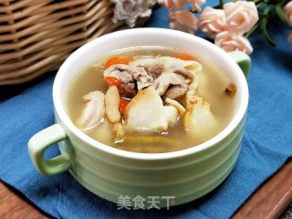 石斛西洋参炖鸡汤的做法步骤：11