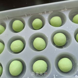 艾草糯米圆子的做法步骤：12
