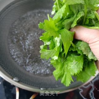 艾草糯米圆子的做法步骤：3