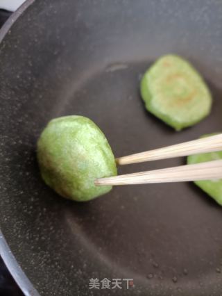 红糖艾草糍粑的做法步骤：21