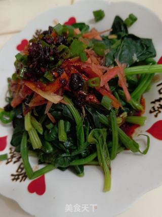 酱醋凉拌菠菜的做法