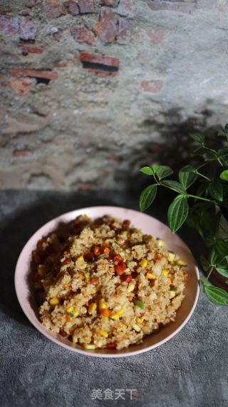 玉米香肠炒饭的做法