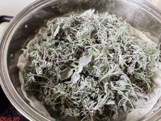 蒸白蒿的做法步骤：6