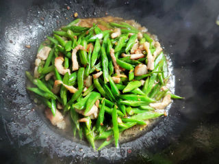 长扁豆炒肉的做法步骤：11