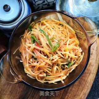 快手土豆丝的做法步骤：8