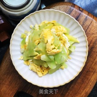 莴笋片炒鸡蛋的做法步骤：9