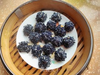 黑珍珠丸子的做法步骤：9