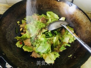 干锅包菜的做法步骤：8