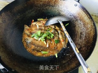 红烧野生鲫鱼的做法步骤：10