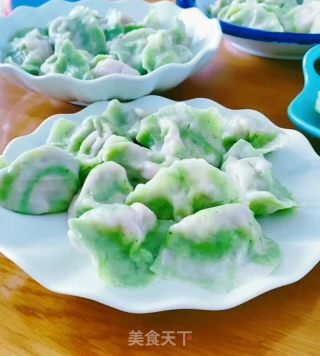 彩色白菜水饺的做法