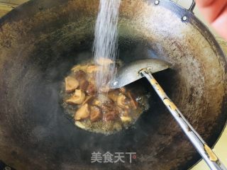 香菇炒油菜的做法步骤：4