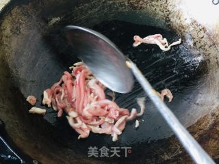 蒜苔炒肉丝的做法步骤：4