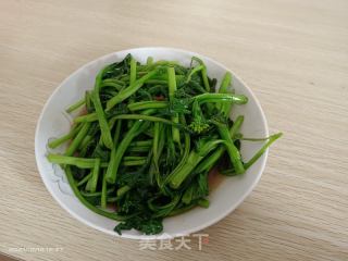 素炒油菜的做法