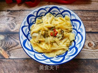 香椿酱拌饺子皮的做法步骤：10