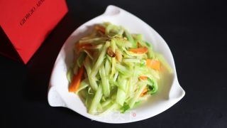 蒜香茭白菜的做法
