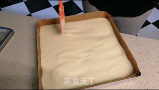 巧克力叶纹果香蛋糕卷的做法步骤：15