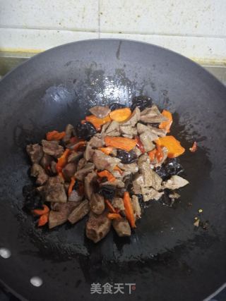 炒肝尖的做法步骤：5