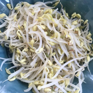 裙带菜拌豆芽的做法步骤：4