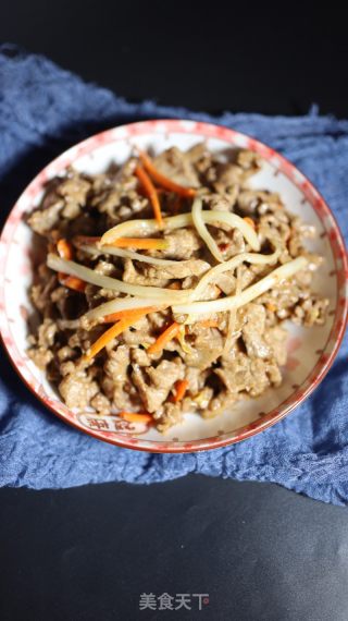 孜然家常炒牛肉的做法