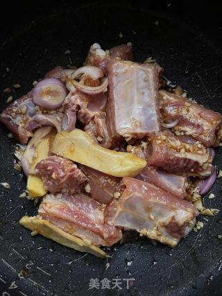沙姜焗排骨的做法步骤：11