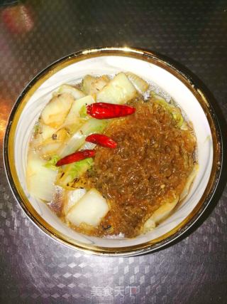 白菜炒粉条的做法