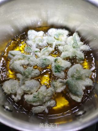 炸薄荷的做法步骤：8