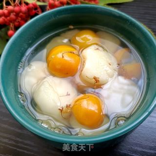 桂花荸荠金桔糖水的做法