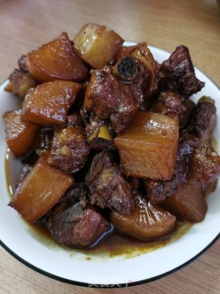 排骨烧白萝卜的做法