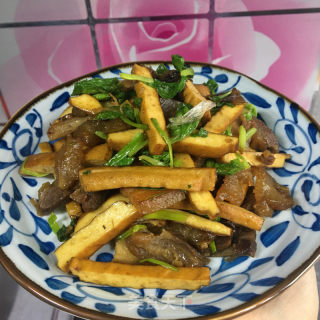 香干炒牛筋的做法