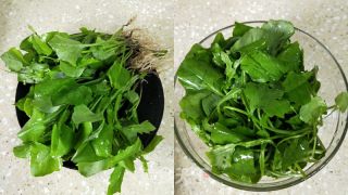 红背菜蛋花汤的做法步骤：1