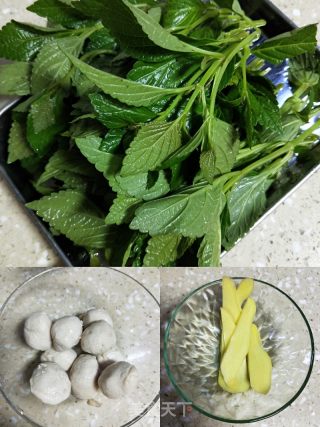 溪黄草鲫鱼汤的做法步骤：2