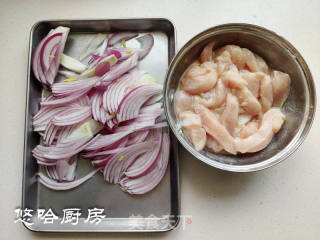 辣炒鸡肉年糕的做法步骤：3