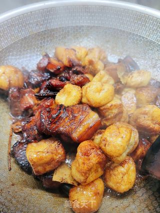 油豆腐烧肉的做法步骤：9