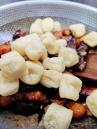 油豆腐烧肉的做法步骤：7