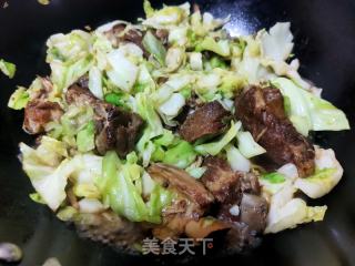 洋白菜烩排骨的做法步骤：5
